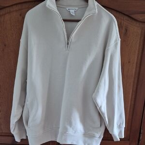 Athleta 1/4 Zip Terry Sweatshirt